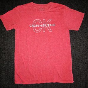 Red Calvin Klein T-shirt